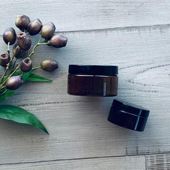 100gm Amber Pet Jar - centaur packaging