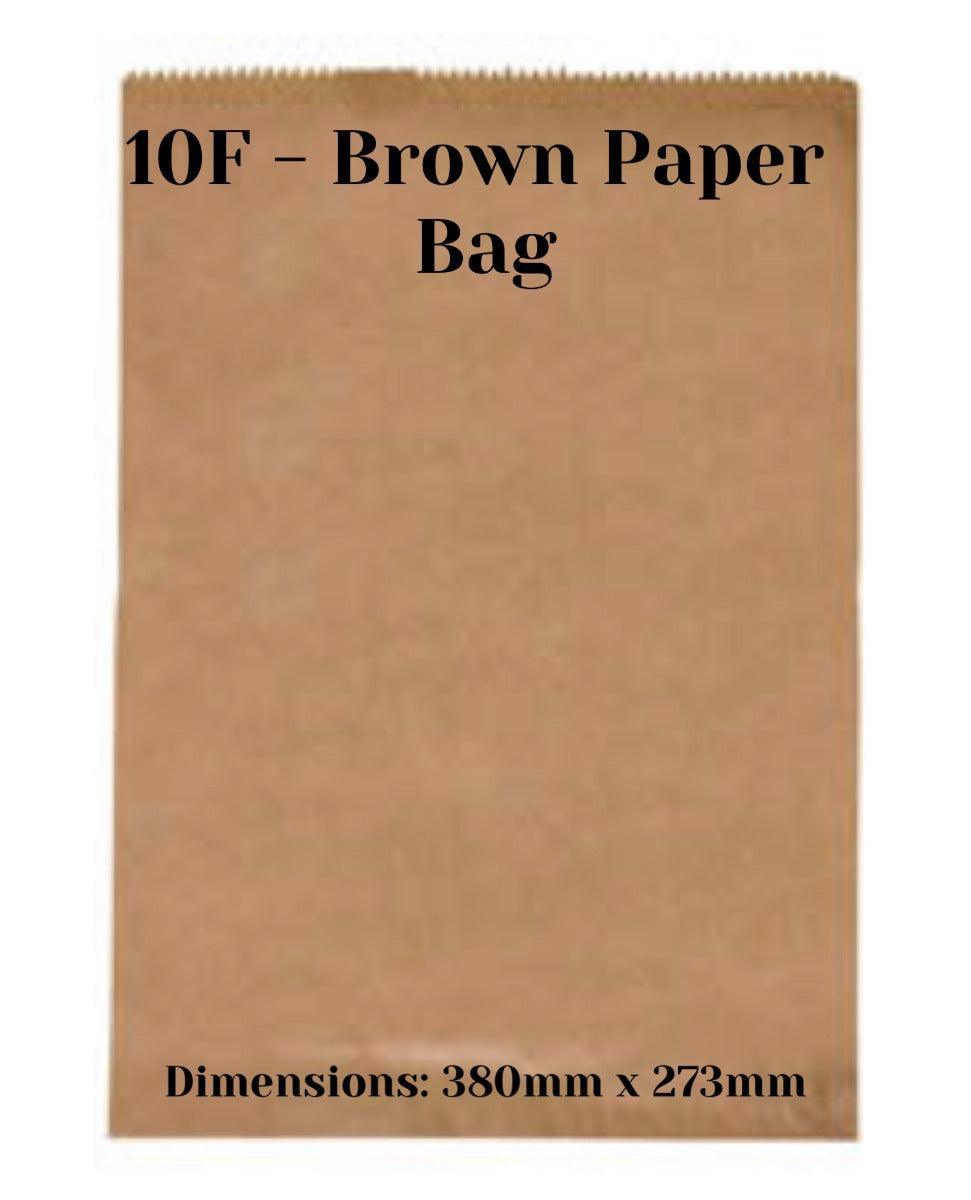 10F Brown Paper Bag-Pack 500 - centaur packaging