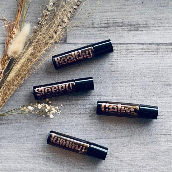 10ml Amber Roller - Rose Gold - Healthy - centaur packaging