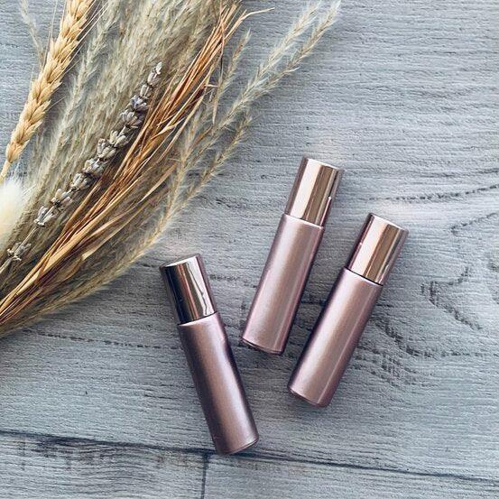 10ml Sparkly Roller - Rose Gold - centaur packaging