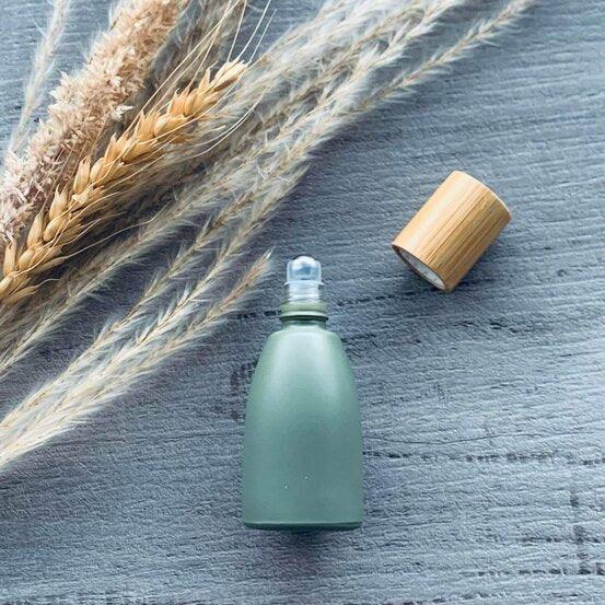 10ml Tara Roller Bottle with Bamboo Lid - Sage - centaur packaging