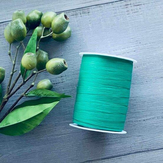 10mm Matt Paper Ribbon - Emerald - centaur packaging