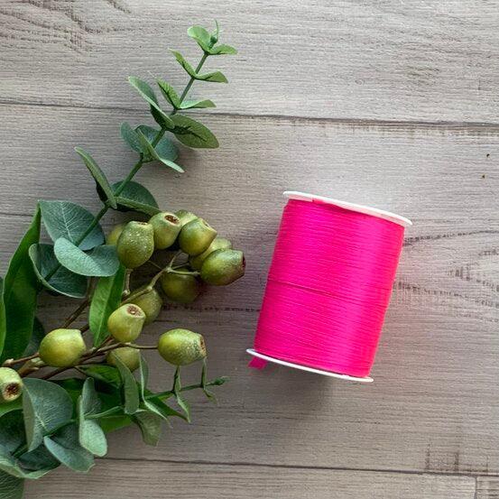10mm Matt Paper Ribbon - Fuschia - centaur packaging