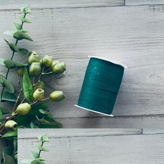10mm Matt Paper Ribbon - Hunter Green - centaur packaging