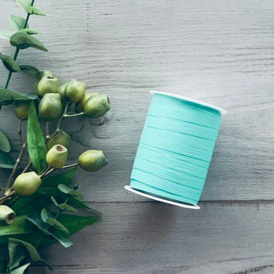 10mm Matt Paper Ribbon - Jade - centaur packaging