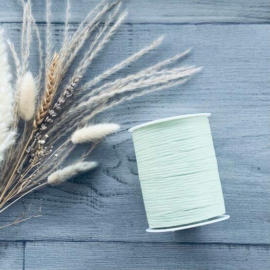 10mm Matt Paper Ribbon - Mint - centaur packaging