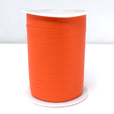 10mm Matt Paper Ribbon - Orange - centaur packaging