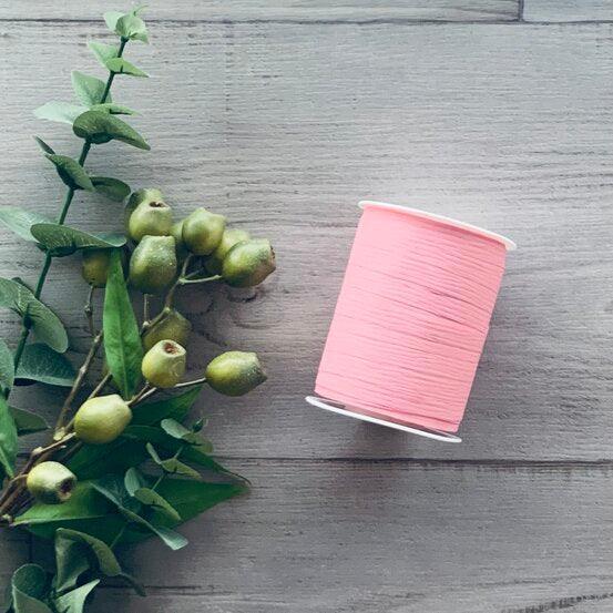 10mm Matt Paper Ribbon - Pale Pink - centaur packaging