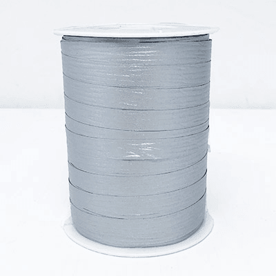 10mm Matt Paper Ribbon - Silver - centaur packaging