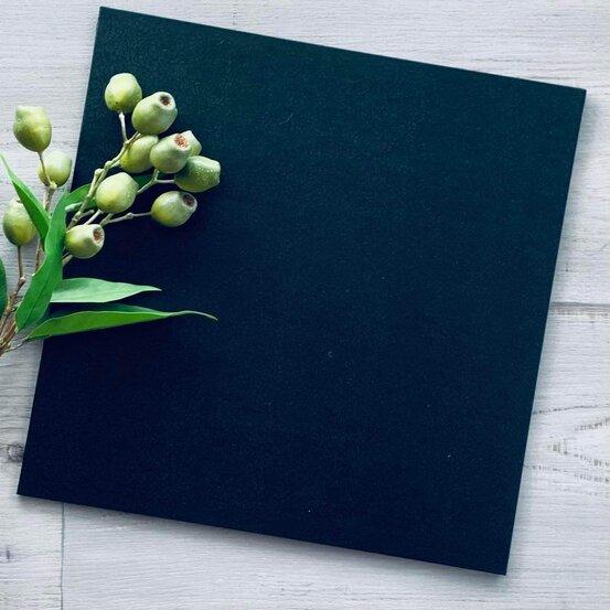 12" Cake Square Masonite - Black - centaur packaging