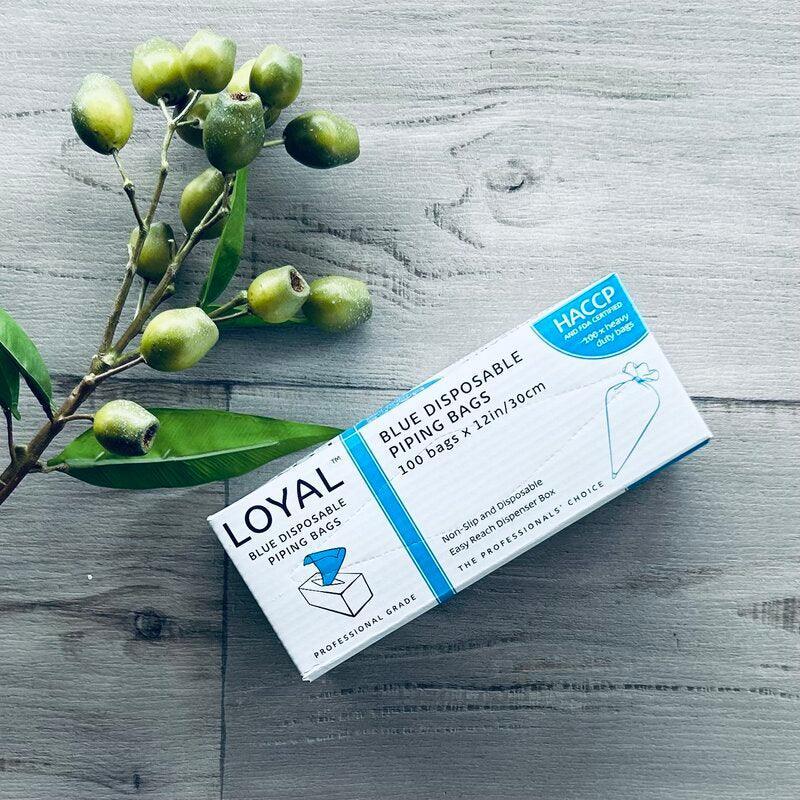 12'' Disposable Blue Piping Bags - 100pk - Centaur Packaging