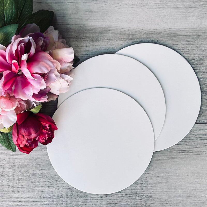 12" Round Milk board Cake Board - Pack of 20 - centaur packaging