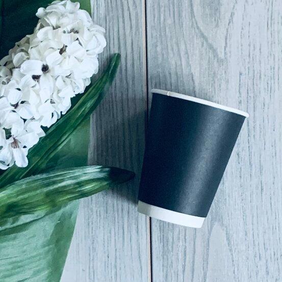 12oz Black Double Wall Cup - Pack 25 - centaur packaging