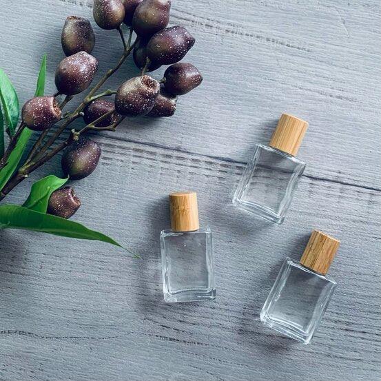 15ml Square Roller with Bamboo Lid - centaur packaging