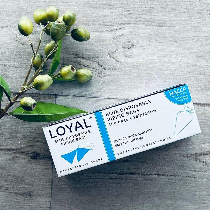 18'' Disposable Blue Piping Bags - 100pk - centaur packaging