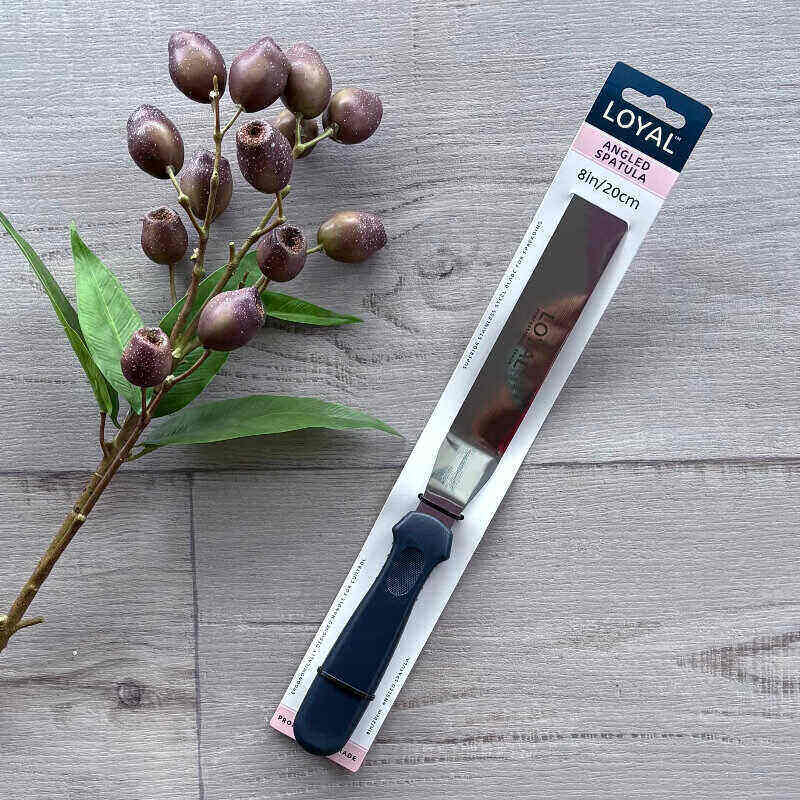 loyal 20cm angled spatula stainless steeel