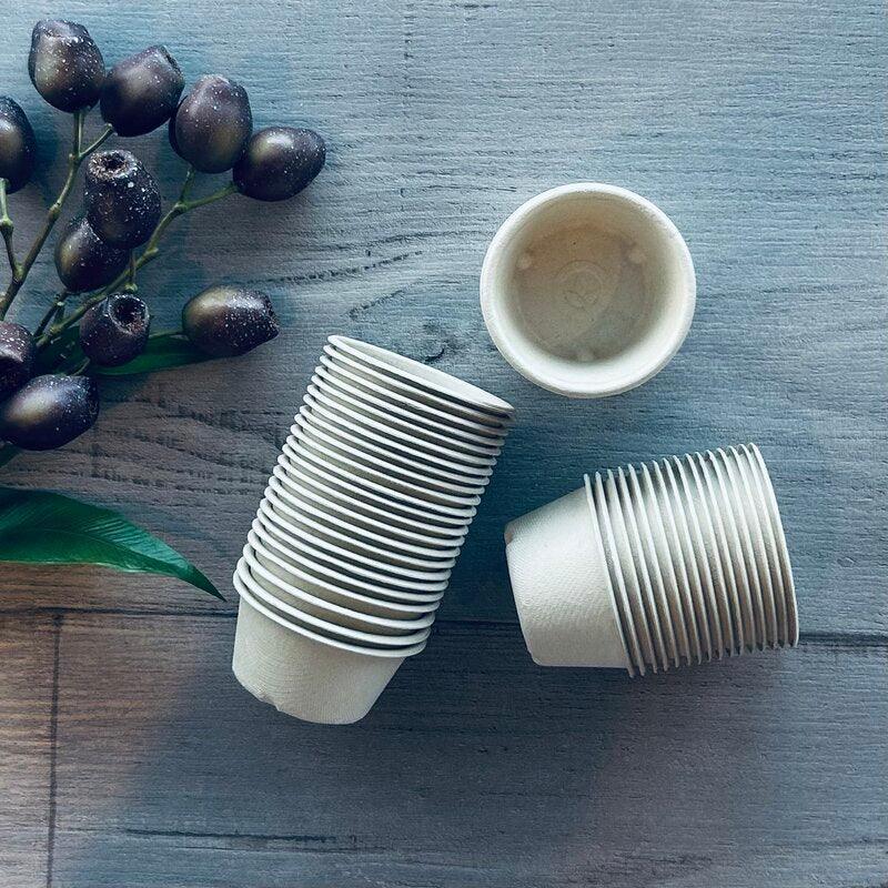 2oz Bio-Degradable Bamboo Pulp Portion Cup - Pack of 50 - centaur packaging