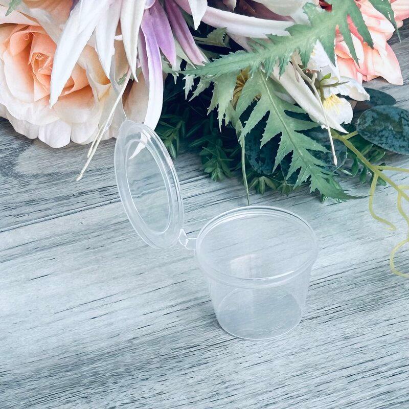 35ml Clear Container with hinged lid- Pack 50 - centaur packaging