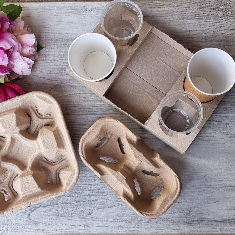 4 Cup tray - Pack of 50 - centaur packaging
