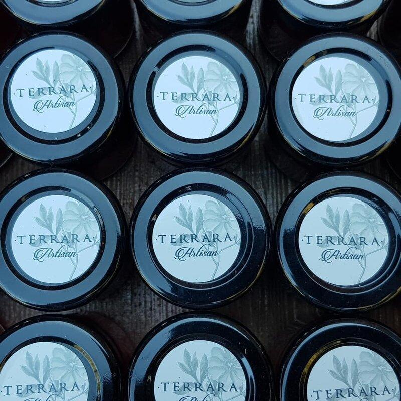 40ml Clear Jam Jar - Black Lid - centaur packaging