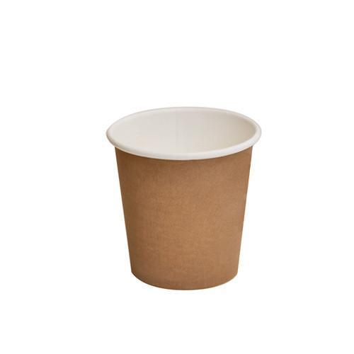 4oz Single Wall Kraft PLA Cup - Sleeve 50 - Centaur Packaging
