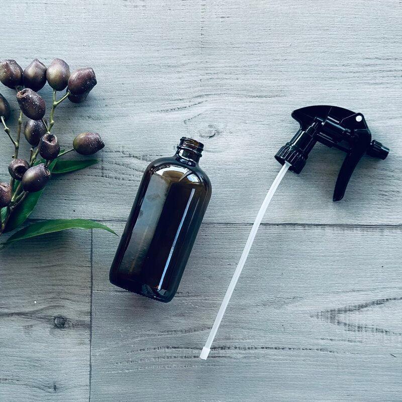 500ml Amber Glass Bottle with Standard Trigger Spray - Centaur Packaging