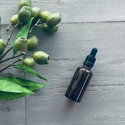 50ml Amber Glass Bottle with Black Dropper - centaur packaging