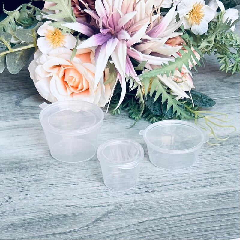 70ml Clear Container with hinged lid- Pack 50 - centaur packaging