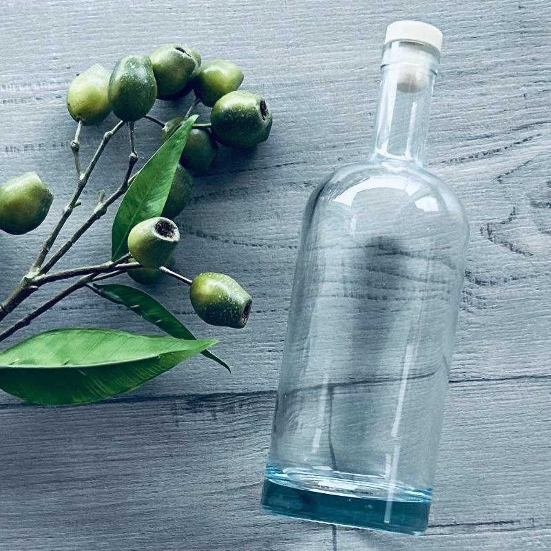 750ML CLEAR GLASS SODA BOTTLE WITH STOPPER