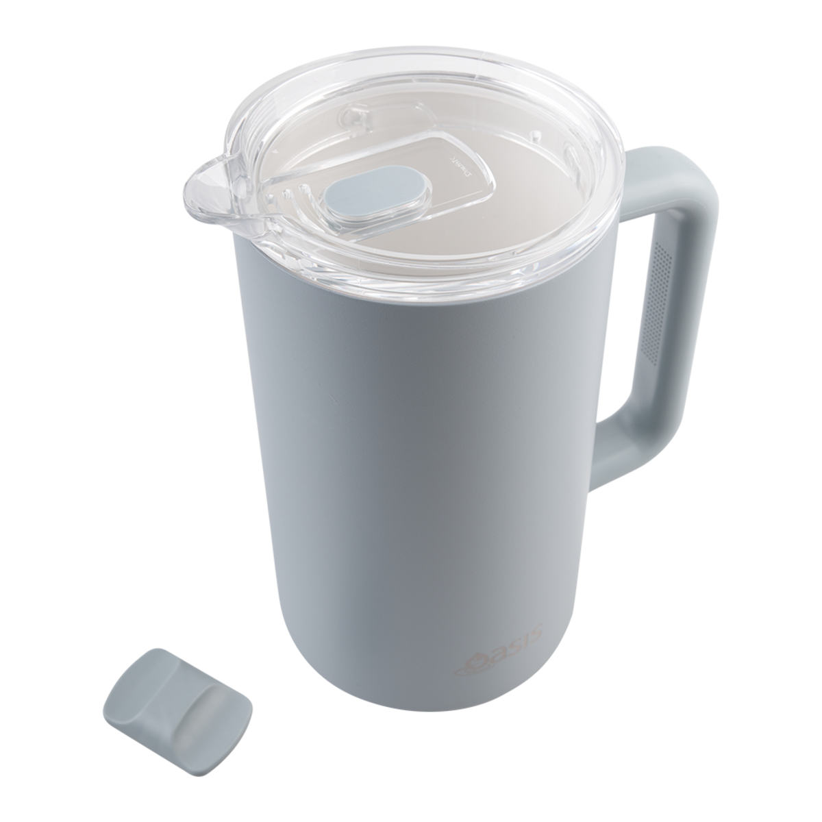 Oasis Ceramic Lined Water Pitcher 1.5lt - Hazy Blue