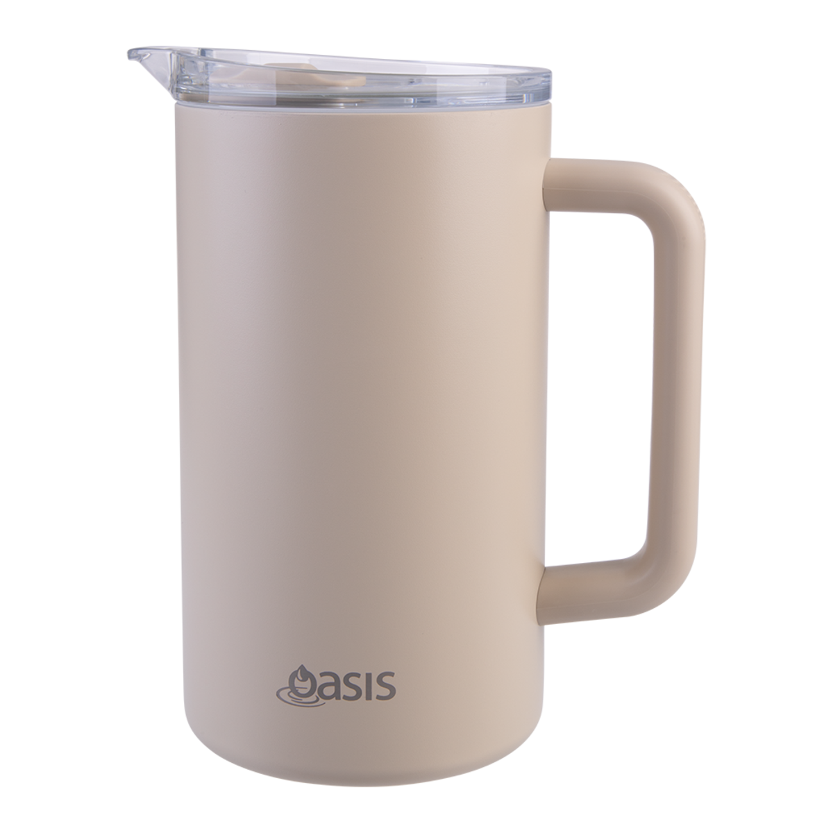 Oasis Ceramic Lined Water Pitcher 1.5lt - Oat