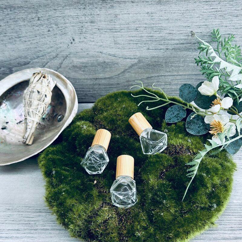 8ml grace bamboo roller bottles - centaur packaging