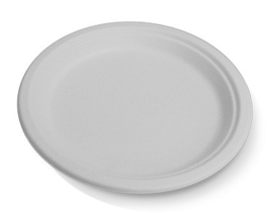 round bagasse plate - centaur packaging