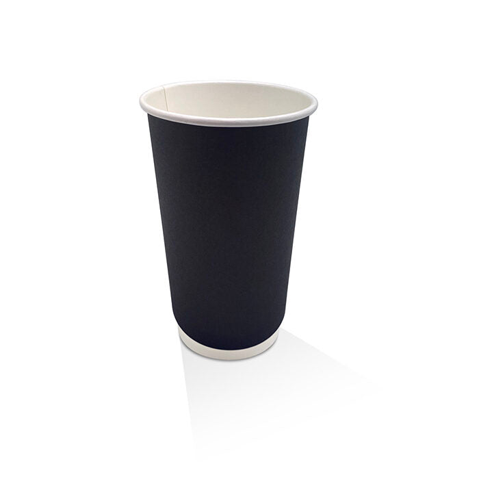 cup double wall black sleeve of 25