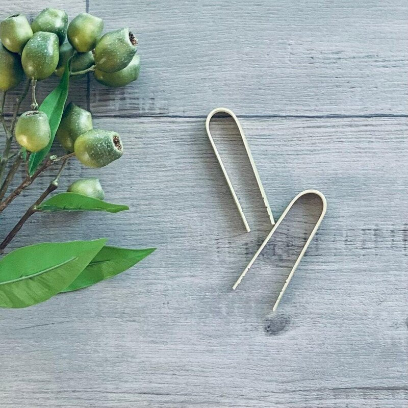 Bamboo Cocktail Tongs 90mm - Pack of 50 - centaur packaging