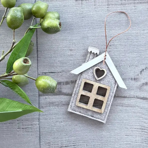 Hanging Felt House - Tall