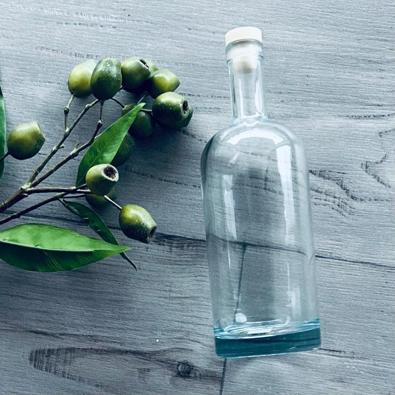 750L CLEAR GLASS SODA BOTTLE WITH STOPPER