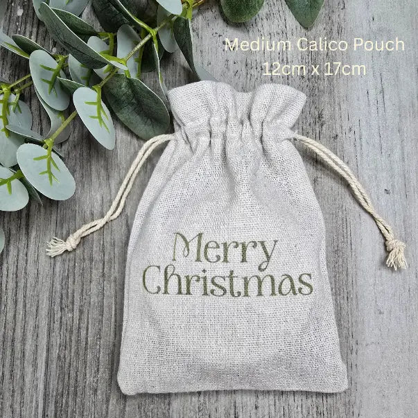 medium calico pouch custom printed @centaur packaging