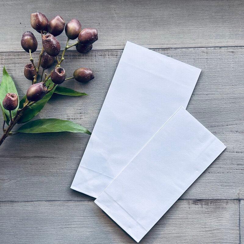 SOS1 & SOS2 white paper bag