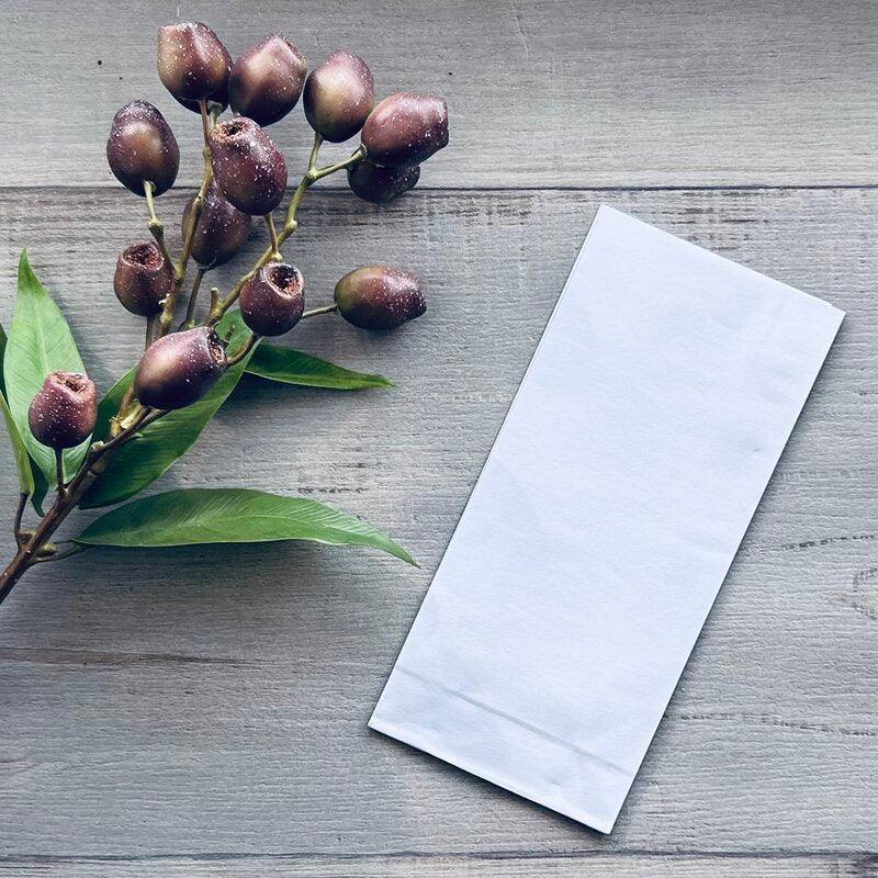 SOS1 white paper bag single