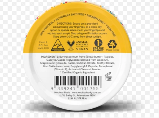 Deodorant Paste Sensitive Tin Mellow Bicarb Free 60g