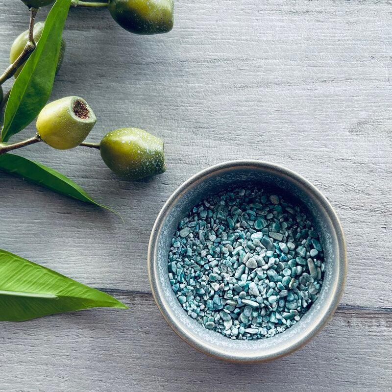 amazonite crystals - centaur packaging