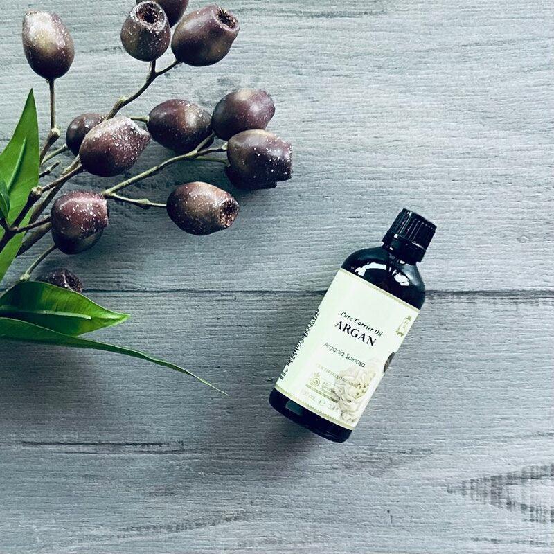 100ml argan oil organic in glass bottle