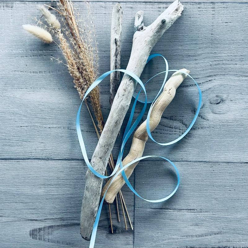 6mm double faced satin ribbon baby blue