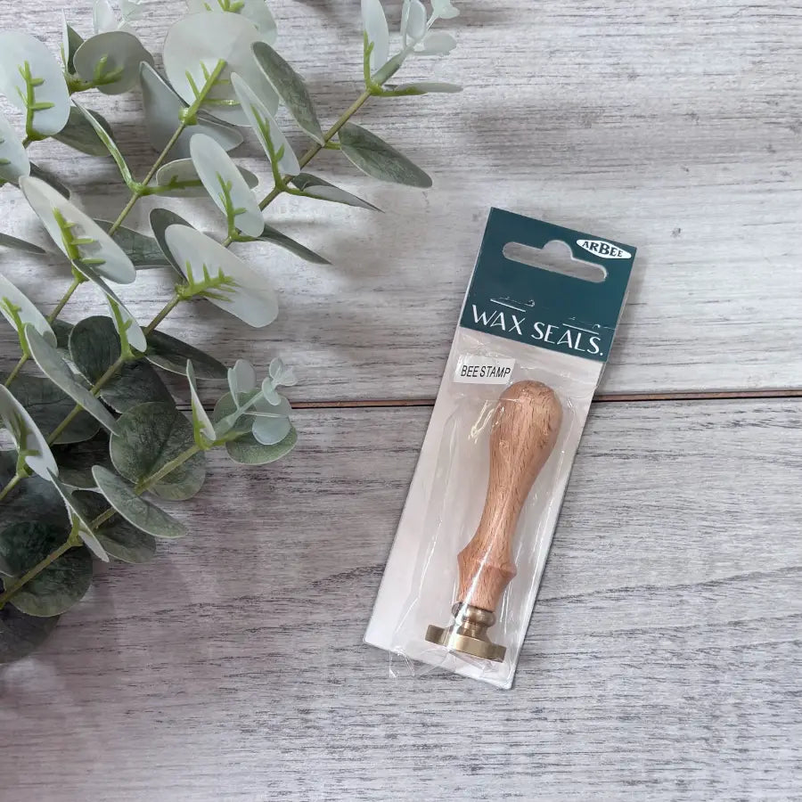 Wax Seal Wood Stamp - Bee in hand sell pack