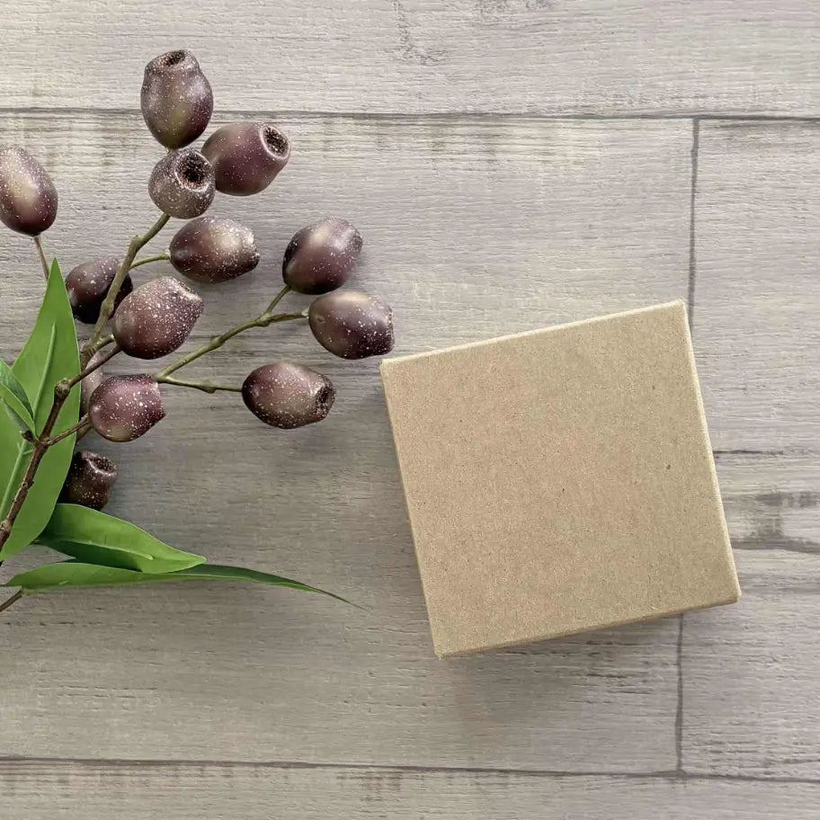 Mini Gift Box - Kraft 4X4X3 closed