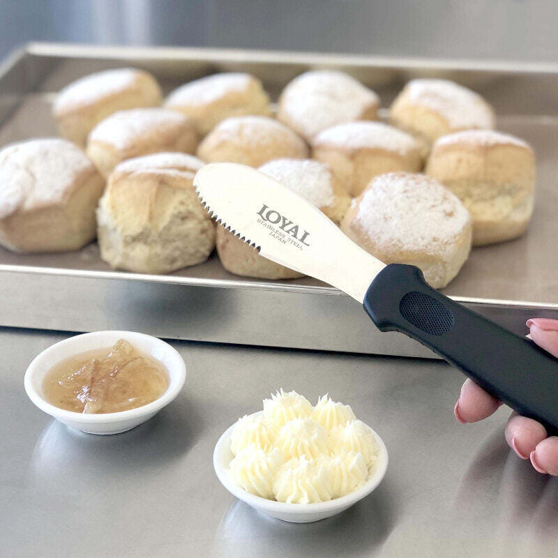 loyal butter knife spatula 9cm plastic handle