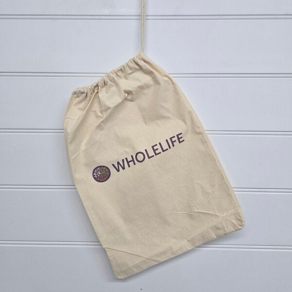 Printed Calico drawstring bag