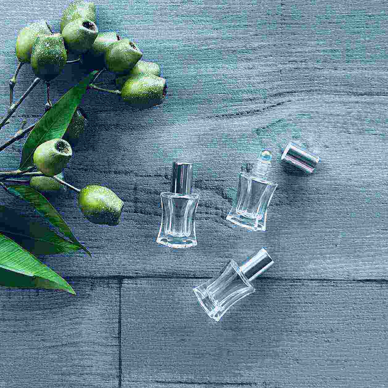 8ml Carla Roller Bottle with Silver Lid x 3