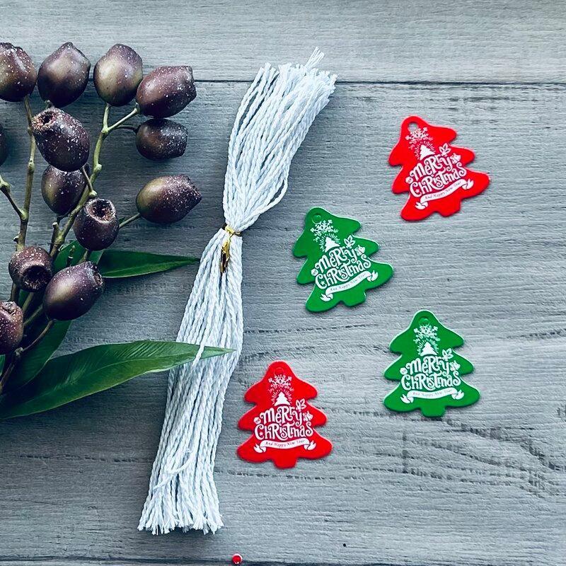 Christmas Tree Gift Tags Red & Green Pk 50 - centaur packaging